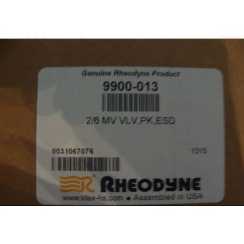 For RHEODYNE Valve 2 Position 6 Way TSTD Item No. 9900-013