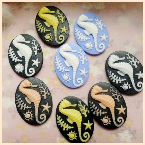 Cake Mold Vintage Cameo Fondant Mold Silicone Hippocampus Sugarcrafts Cake Relief Soap Candle Chocolate Molds Moulds PRZY 001