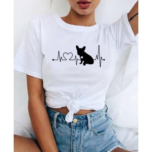 New Black cat print female T-shirt Harajuku graphic T-shirt O-neck short-sleeved T-shirt Summer T-shirt female TShirt