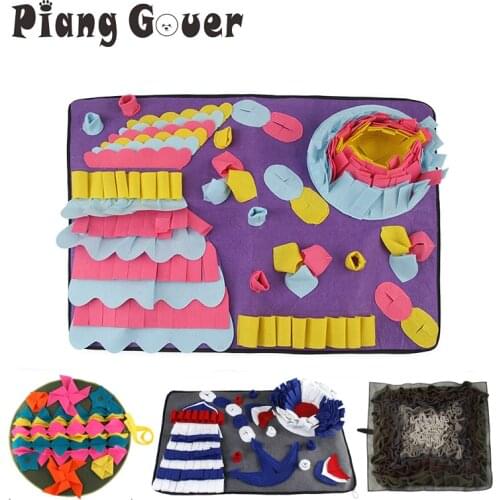 Pet Dog Sniffing Mat Find Food Training Blanket Cat Play Toys Dog Mat For Relieve Stress Puzzle Sniffing Pad