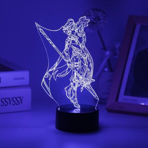 Attack On Titan Lamp Sheet Anime Night Light Only Acrylic Board Demon Slayer Zero Two My Hero Academia Gintama Sakata Gintoki