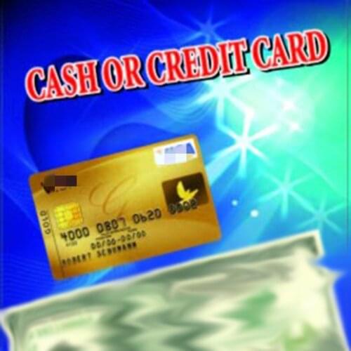 Cash Or Credit Card Magic Tricks Money To Credit Card Magic Props Close Up Street Illusion Gimmick Mentalism Puzzle Toy Magia