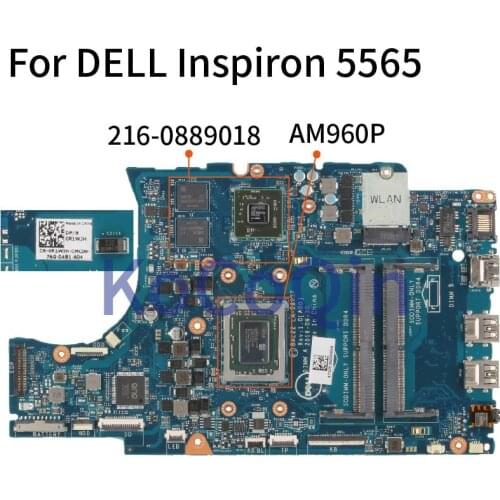 For DELL Inspiron 5565 A10-9600P Laptop Motherboard CN-0R1WJH 0R1WJH BAL22 LA-D803P 216-0889018 AM960P Notebook Mainboard DDR4