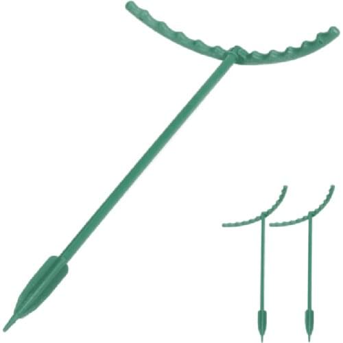 Garden Reusable Plastic Plant Support Stand Half Round Gardening Plant Holder Easy Operation for Garden Courtyard Balcony JDH88