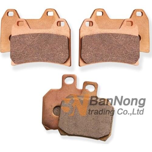 Motorcycle metal sintering Front Rear Brake Pads For Ducati CAGIVA Raptor 650 / V-Raptor 01-07 696 Monster 2008-2014 RSV 1000
