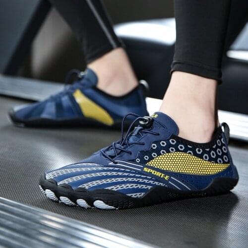 New Fashion Blue Beach Water Shoes Men Women Outdoor Water Sports Lovers Swimming Shoes Gym Bicycle Fishing Barefoot Sneaker Men