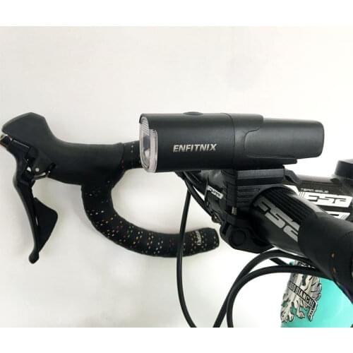 2020 newest ENFITNIX Navi800 smart bicycle front light auto start stop full cnc night light 800LM max rechargeable ipx6 light