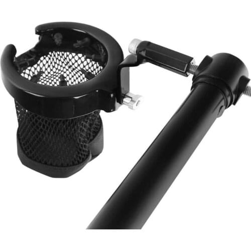 Motorcycle Passenger Black Chrome Drink Holder For Honda Goldwing GL1800 F6B 2001-2015 03 05 06 07 08 09 10 11 12 13 14