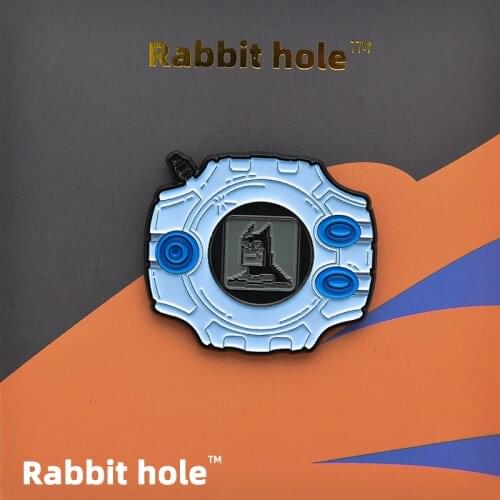 Digimon Adventure Hand-made Anime Metal Badges Digimon Warcraft Brooch Pins Nostalgic Collection Metal Toy Souvenir