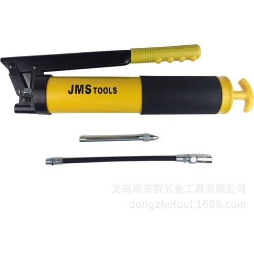 Heavy-duty high-pressure manual grease gun, zinc alloy labor-saving grease gun, multi-specification pressure rod type grease gun