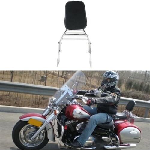 Motorcycle Backrest Sissy Bar + Luggage Rack Pad for Kawasaki Vulcan 1500 VN1500 Classic 1986-2013