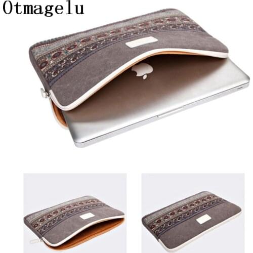 2 Style New National Style Laptop Bag For ipad Tablet Case For MacBook Air Pro 11 13 14 15 inch Retro Notebook Bag Laptop Case
