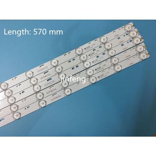 New 3 PCS*10 LEDs*3V 32'' 570mm*17mm LED Backlight Lamps LED Strips Optical Lens Fliter compatible 32" TV Monitor Panel