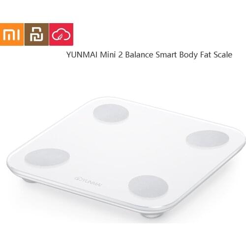 YUNMAI Mini 2 Balance Smart Body Fat Scale Intelligent Data Analysis APP Control Digital Weighing Tool From Youpin