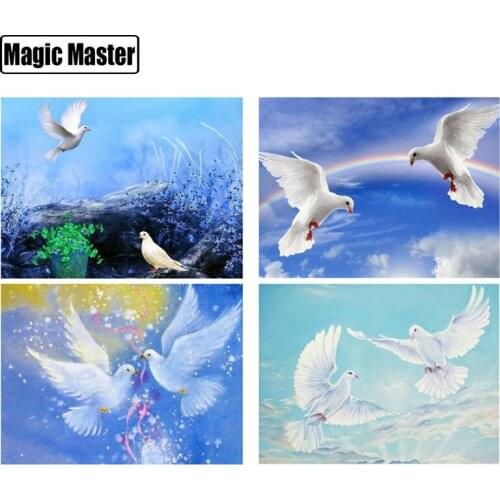 5D DIY Diamond Painting Animals Pigeon Diamond Embroidery Cross Stitch Home Decoration