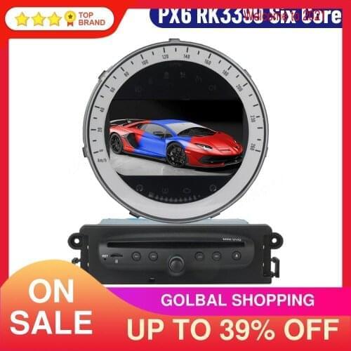 Android 10.0 128GB For Mini Cooper 2006-2013 Car GPS Navigation DVD Player Head Unit Multimedia Player Auto Radio Tape Recorder