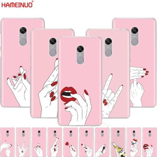 HAMEINUO Gesture Design Cover phone Case for Xiaomi redmi 5 4 1 1s 2 3 3s pro PLUS redmi note 4 4X 4A 5A
