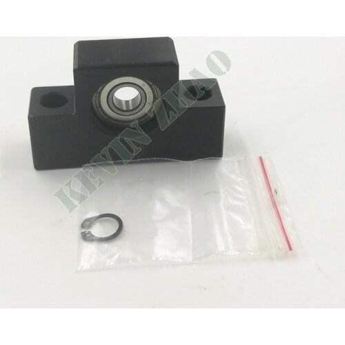 EF12 fixed end support seat bearing inner diameter 10mm for ballscrew support CNC XYZ 1pcs