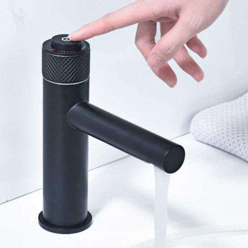 Latvian black deck tap mounted from bathroom mixer cold water and hot crane tap from basin column short water style