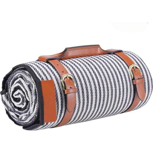 Fashion Plaid Outdoor Foldable Waterproof Picnic Lawn Mat Pad Breathable Thicken Portable Camping Travel Beach Mattress Blanket