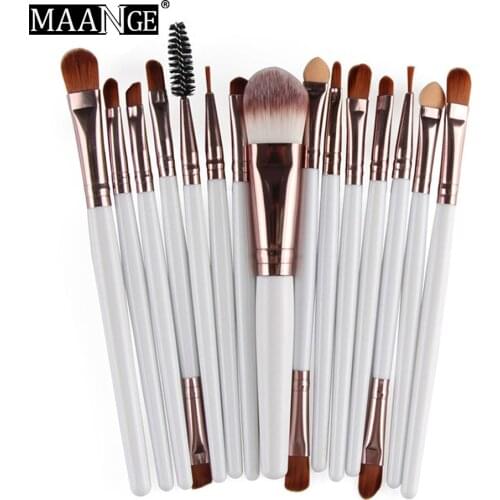 4-15pcs Makeup Brushes Tool Set Eye Shadow Eyebrow Lip Concealer Powder Foundation Cosmetic Beatuy Make Up Brush Maquiagem Kit