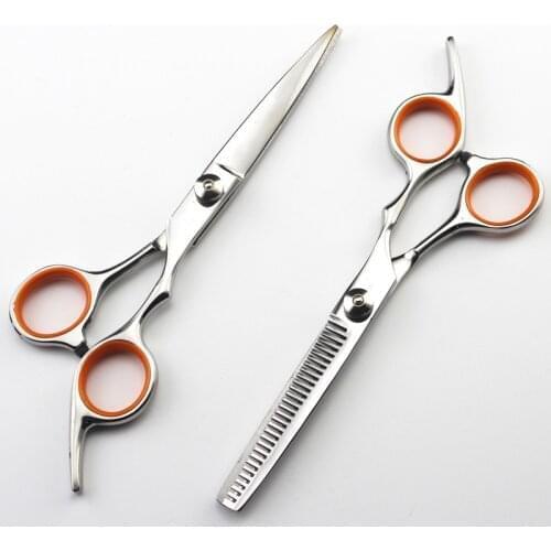 6" damascus barber razor blade haircut scissors japanese hairdressing scissors hairdresser coiffeur stainless steel sissors