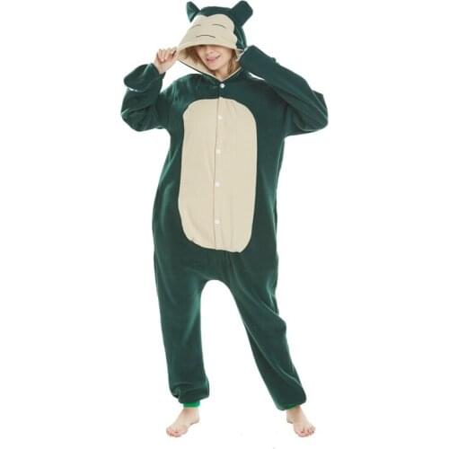 Snorlax Kigurumi Adult Onesies Animal Shark Pajamas Lemur Sleepwear Pyjama Nightwear Carnival Cosplay Costumes