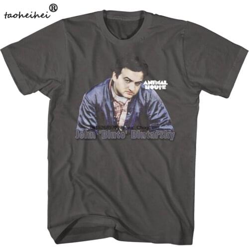 Animal House John Bluto Blutarsky Charcoal Gray Shirts