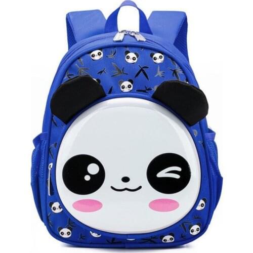 Cartoon kindergarten school bag cute panda print boy travel bag elementary school girls backpack children schoolbag kids Mochila