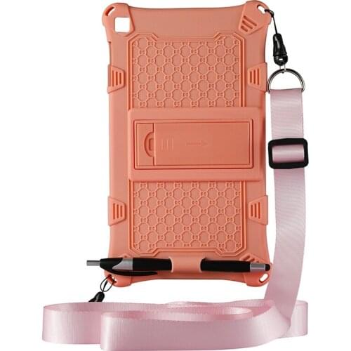 Silicone Case for ALLDOCUBE IPlay8T 8 Inch Tablet Anti-Drop Tablet Case Tablet Stand with Pen and Strap