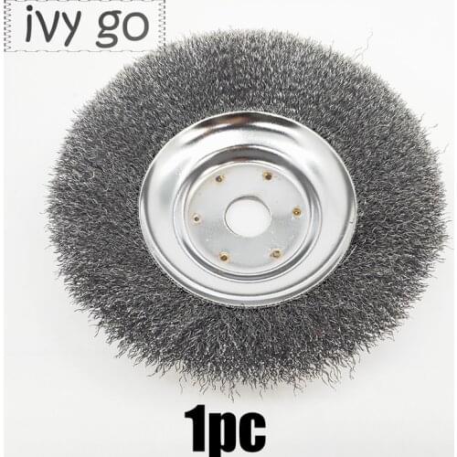 Steel Wire 6/8 Inch Brush Cutter Head Grass Trimmer Removal Weeding Round Wheel Fit For Garden Lawn Mover Replace Spare Parts