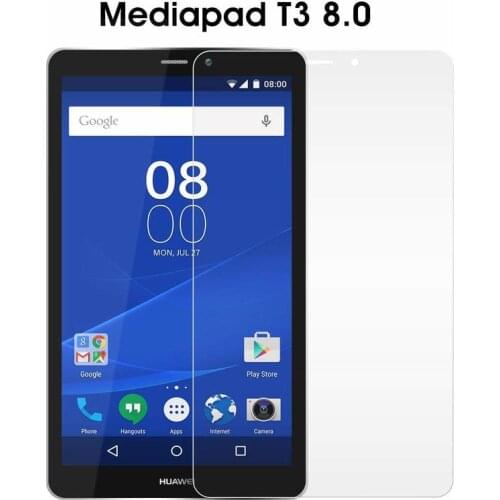 Screen Protector For Huawei Mediapad T3 8inch KOB-L09 KOB-W09 Tempered Glass Super Clear Screen Protector Honor Play Pad 2 8.0"