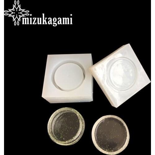 1pcs UV Resin Jewelry Liquid Silicone Mold Round Homemade Small Box Resin Molds For DIY Making Jewelry