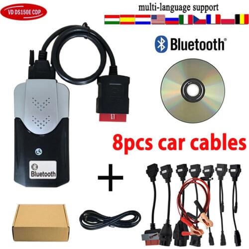 2021 Best New PCB OBD2 Scanner 2018.R0/2017.R3 keygen vd ds150e cdp bluetooth for delphis Cars Trucks diagnostic tools 2018r0