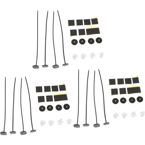 3 Set Plastic Universal Radiator Mount Mounting Kit Electric Fan Tie Straps