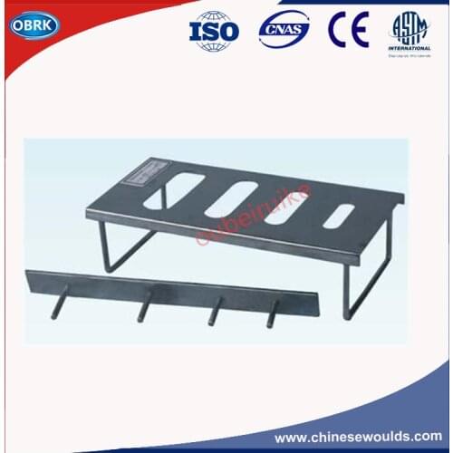 4 Holes Aggregate Tester Needle Lamellar Alidade Thickness Gauges & Flakiness Index