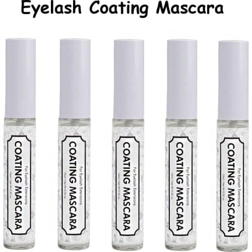 5pcs/lot Eyelash Coating Sealant Mascara Keep Eyelash Extension Styling Liquid Eyelash Extension Tools Beauty Makeup Tools 10ml