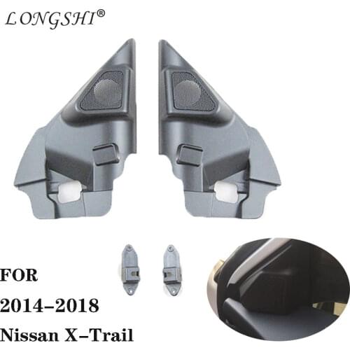 LONGSHI Car Tweeter Refitting Speaker Boxes Audio Door Angle Gum For Nissan X-Trail 2014 2015 2016 2017 2018