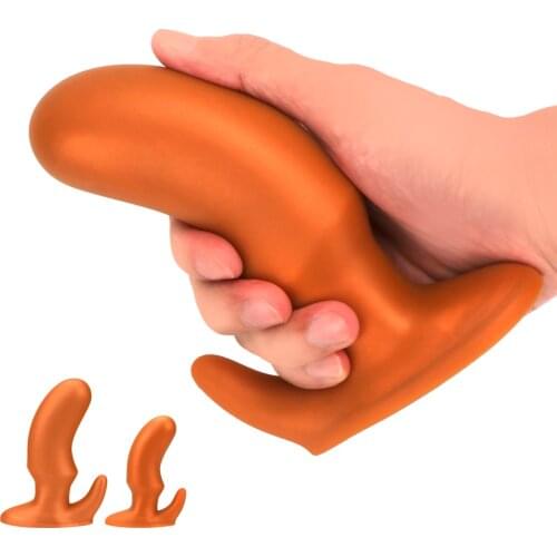 Big Anal Plug Erotic Toys Sex Toys for Men Women Golden Horn Super Huge G-spot Stimulate Butt Plug Prostate Massager