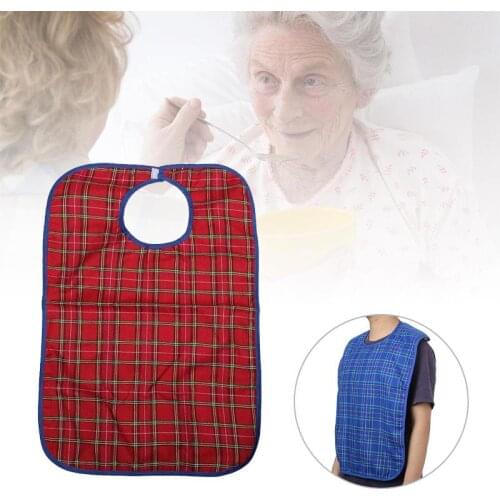 Large Waterproof Adult Mealtime Bibs Disability Clothes Cook Protector Tool