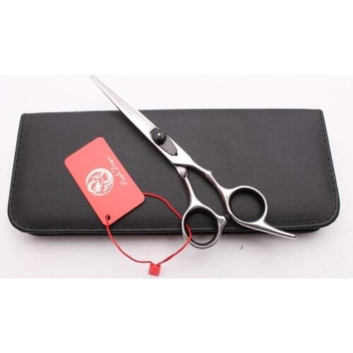 C1213 Quality Professional Barber Hairdressing Scissors Hair Cutting Thinning Shears 6" Silver Scissors With Case