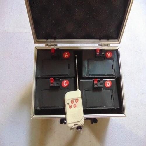 D04 Cold 4 Cues fire work 433MHZ switch receiver fire Profession Remote control radio fire display 2019 NEW style