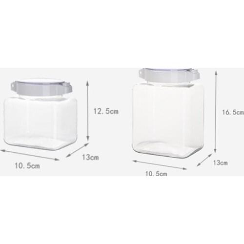 Cereal Dispenser Food Dispensers Storage Containers Kitchen Storage Keeper with Lid,Sealed Cans Kitchen Storage ,2 Pcs