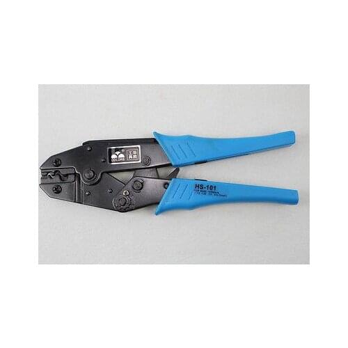 For Non Insulated Terminals Ratchet Crimping Plier AWG 16-8 HS-101 KJ0