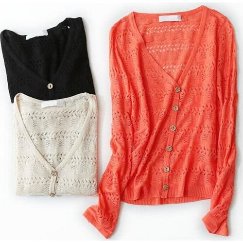 Fin Dreey Women's Thin Cardigans