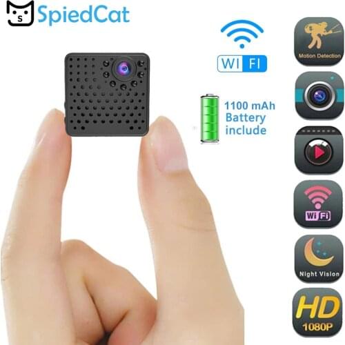Full HD 1080P Mini Wifi IP P2P Night Vision Micro Camera Motion Detection Video Voice Recorder Security Surveillance Camcorder