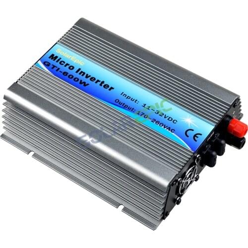 600W MPPT Grid Tie Inverter DC18V/24V/36V to AC110V or 220V Pure Sine Wave Inverter For Solar Panel Solar Inverter Grid Power CE