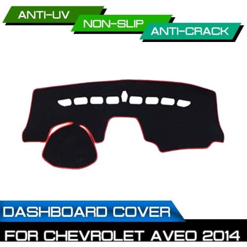 Car Dashboard Mat for Chevrolet Aveo 2014 Anti-dirty Non-slip Dash Cover Mat UV Protection Shade