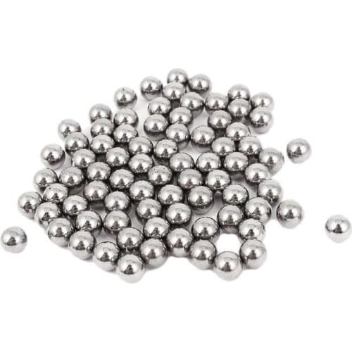 100 Pcs Nail Polish Mixing Balls Steel Beads Varnish Manicure Glitter For Nail Balance Accessories Polish Tools Q9U0