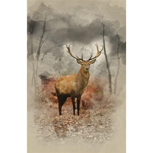 Metal Sign Industrial Decor Vintage Metal Plate Garden Decoration Outdoor Deer Forest Animal Wall Posters Home Bar Accessories